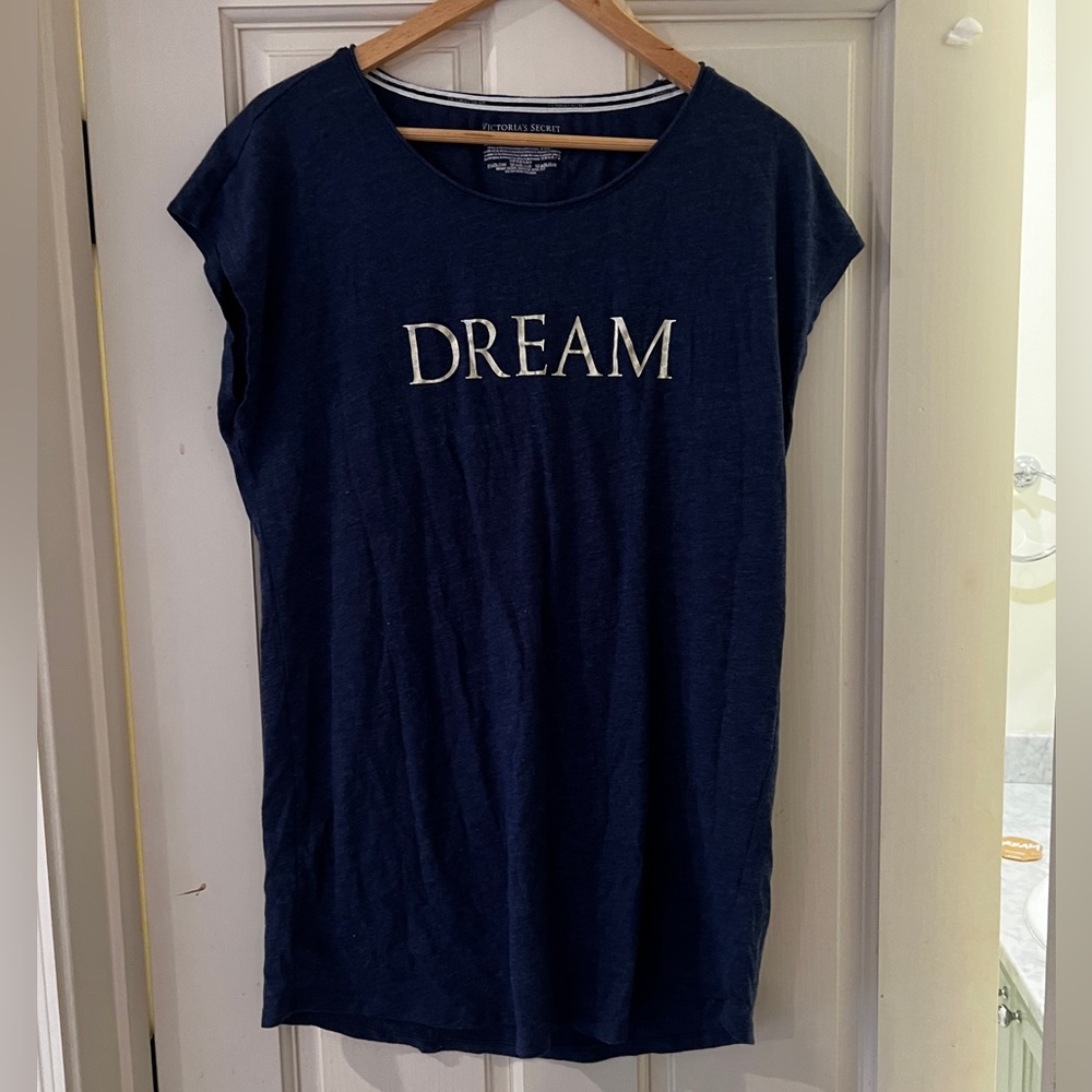 Victoria Secret pj top, “dream” navy